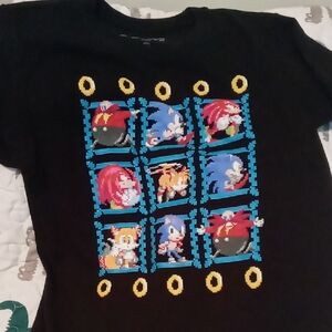 Sonic the Hedgehog Black Kids T-Shirt